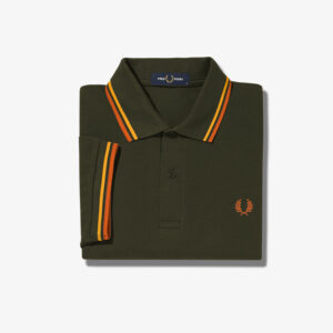 FRED PERRY, POLO, HUNTING GREEN