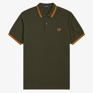FRED PERRY, POLO, HUNTING GREEN