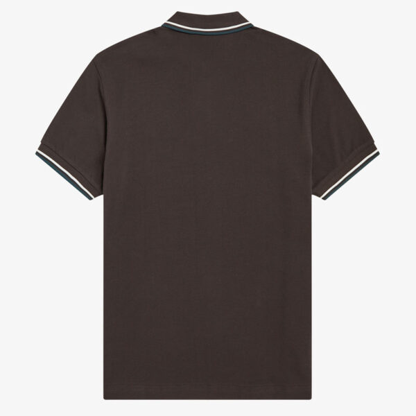 FRED PERRY, POLO, LIQUERICE BROWN