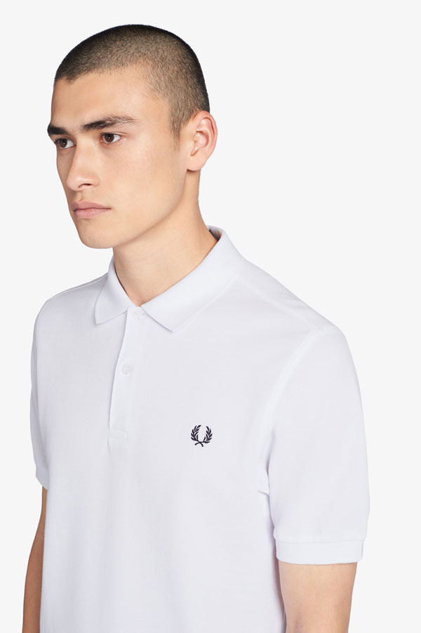 FRED PERRY, POLO, WHITE