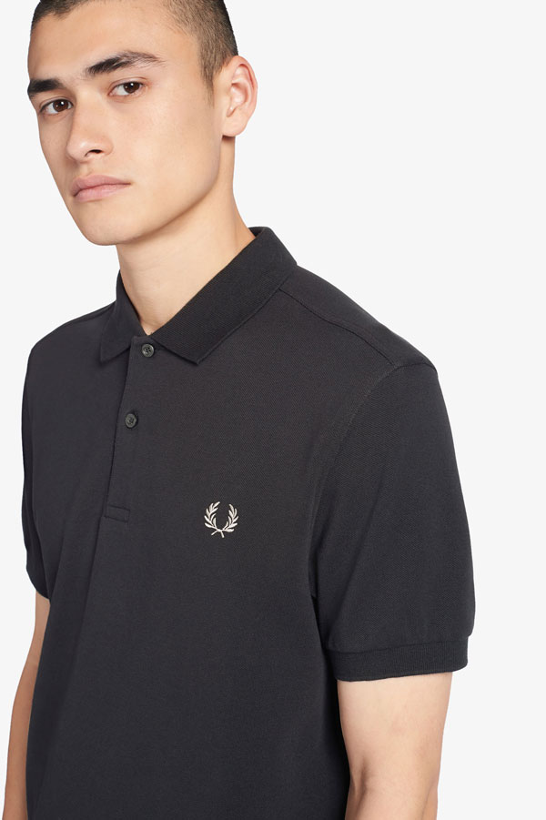 FRED PERRY, POLO, BLACK