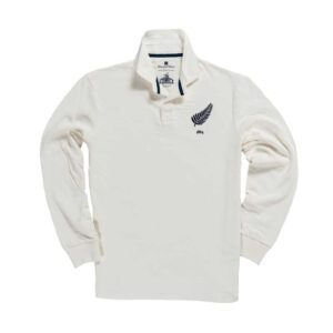 New Zealand 1884 Rugby Shirt, Away Shirt Weiss