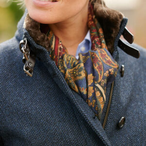 Wellington, Tweed damesjas Blauw Visgraat
