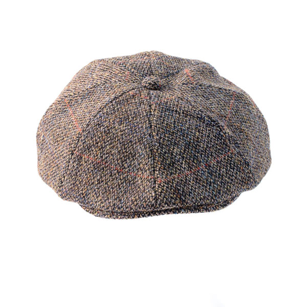 Harris Tweed, Peaky Blinders Cap Grau Überfenster