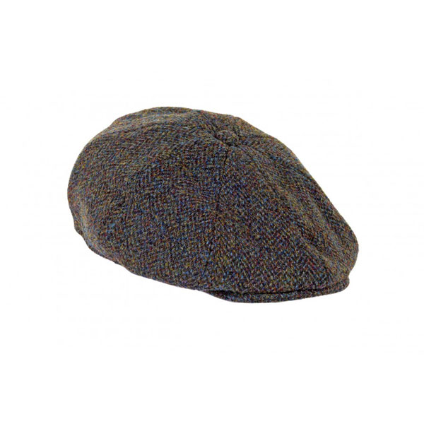 Harris Tweed, Peaky Blinders Mütze Waldgrün