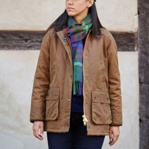 Wellington Waterafstotende Dames Wax jas, Camel