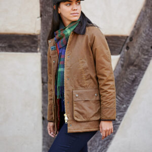 Wellington Waterafstotende Dames Wax jas, Camel
