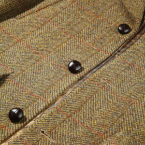 Harris Tweed Utility Jacket Mustard