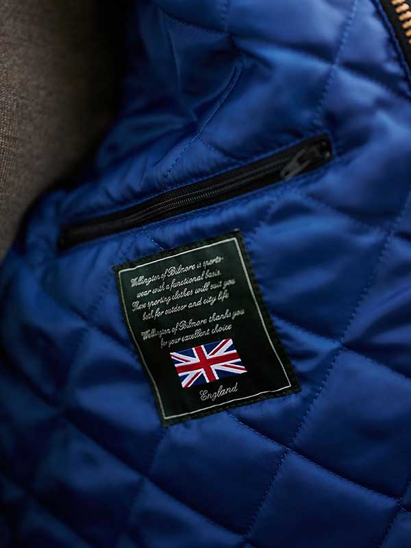 Wellington Waterafstotende Wax jas, blauw