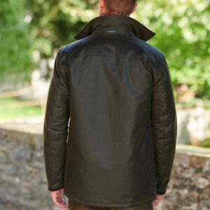 Wellington Water Resistant Wax Jacket, grün