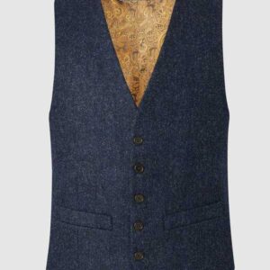 Tweed Anzüge Dunkelblau Yorkshire Tweed