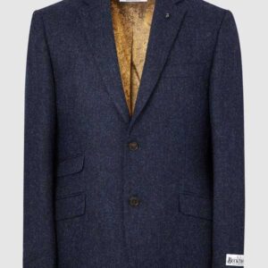 Tweed Sakko Dunkelblau Yorkshire Tweed