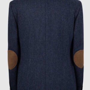 Tweed Sakko Dunkelblau Yorkshire Tweed