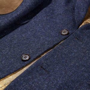 Tweed Sakko Dunkelblau Yorkshire Tweed