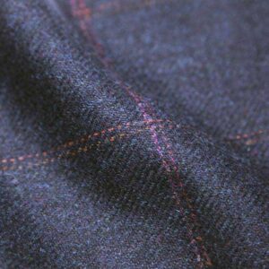 Tweed Anzüge Dunkelblau Mit Rosa Überfenster Yorkshire Tweed