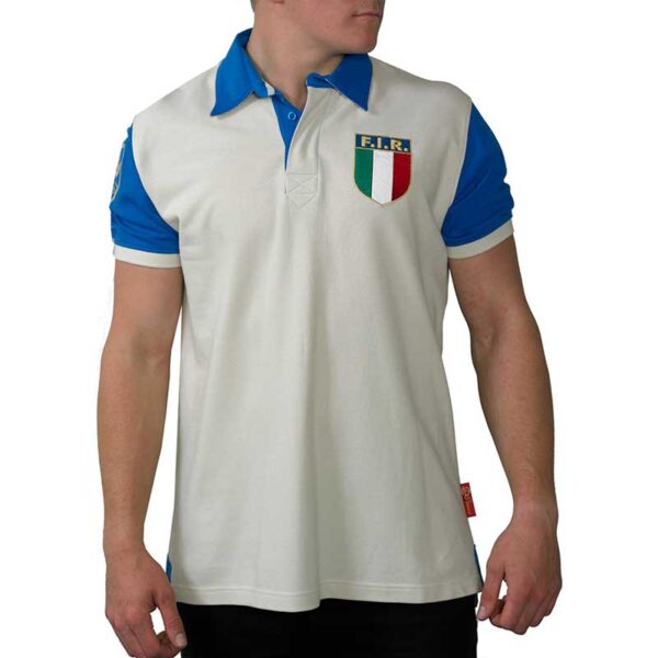 Italy Vintage Rugby Polo Shirt