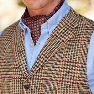 Harris Tweed Vestje met revers 625