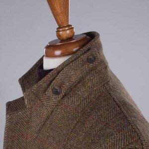 Harris Tweed Utility Jacket Mustard
