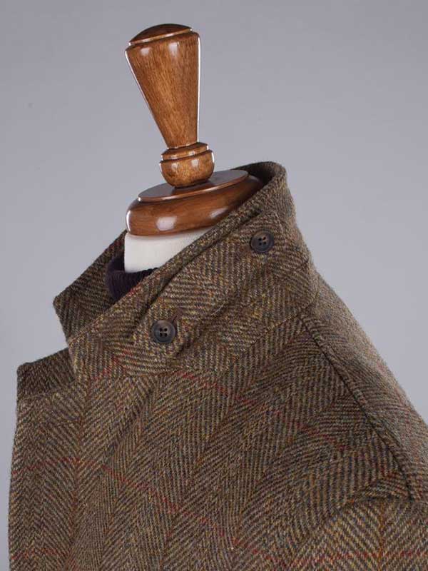 Harris Tweed Utility Jacket Mustard