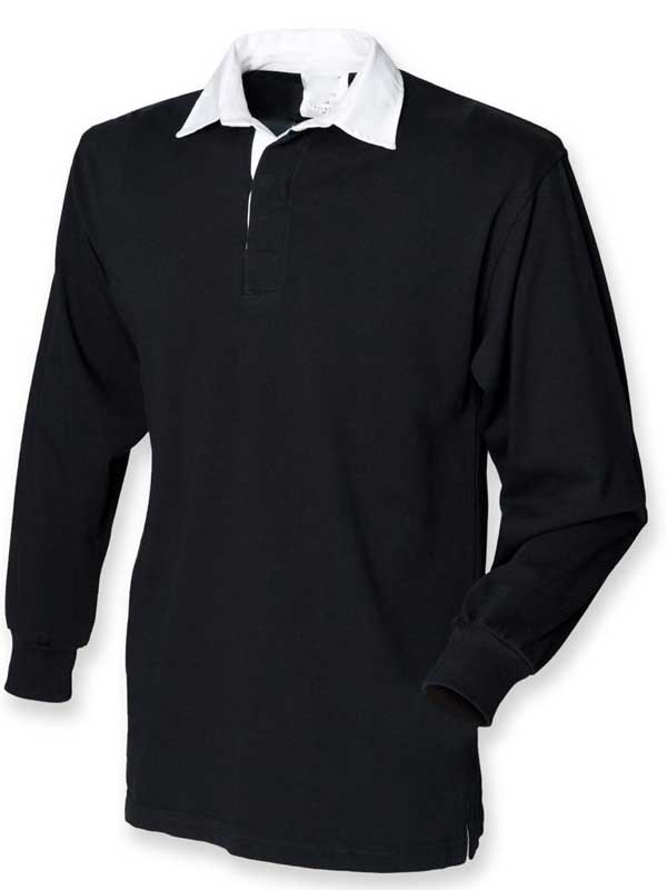Classic Rugby Shirt, zwart