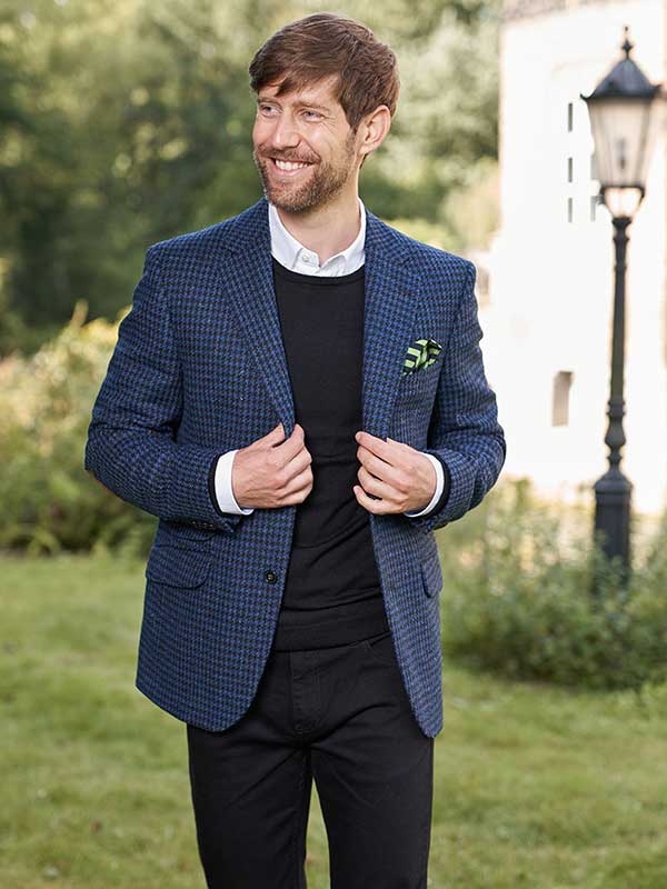 Harris Tweed Sakko ''London'' Im Scottish Check