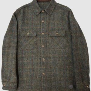 Harris Tweed Jack Overshirt - Grün