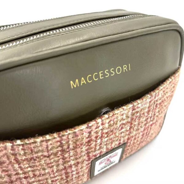 Harris Tweed Kameratasche in Ahorn