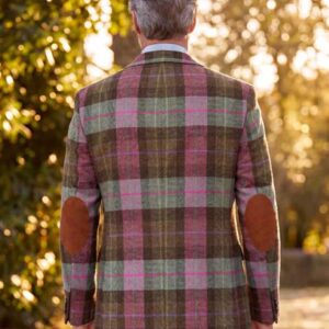 Harris Tweed Sakko ''London'' In Tartan Check