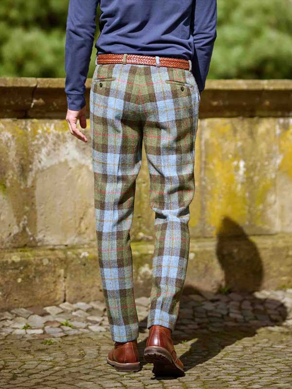 Harris Tweed Hose ''Mr. Miller " Im Highland Check