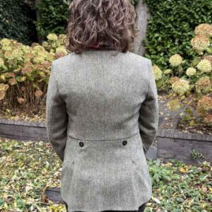 Harris Tweed Blazer ''Carola'' In Multi-Green Tweed