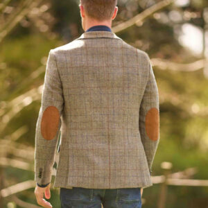 Harris Tweed Sakko ''London'' In Walnut Check