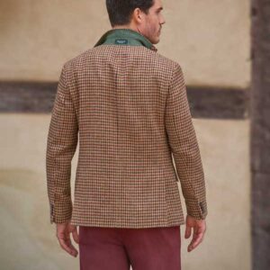 Harris Tweed Sakko ''London'' In Country Houndstooth