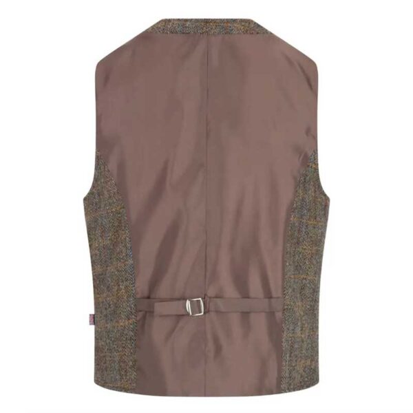 Harris Tweed Dalston Weste Clinton Brown