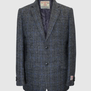 Harris Tweed Colbert, Patrick Jacket - Grau/Blau kariert