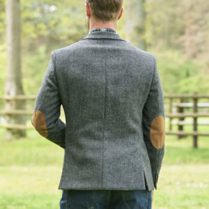 Harris Tweed Sakko "London" In Anthra Melange