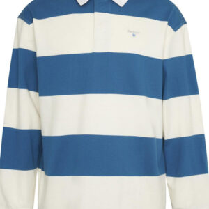 Barbour Rugby Polo Blue White