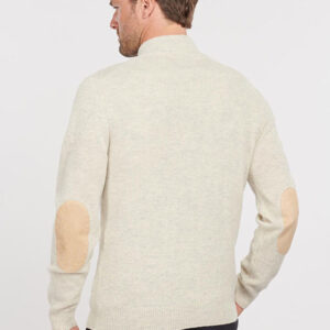 Barbour Woll Pullover Weis