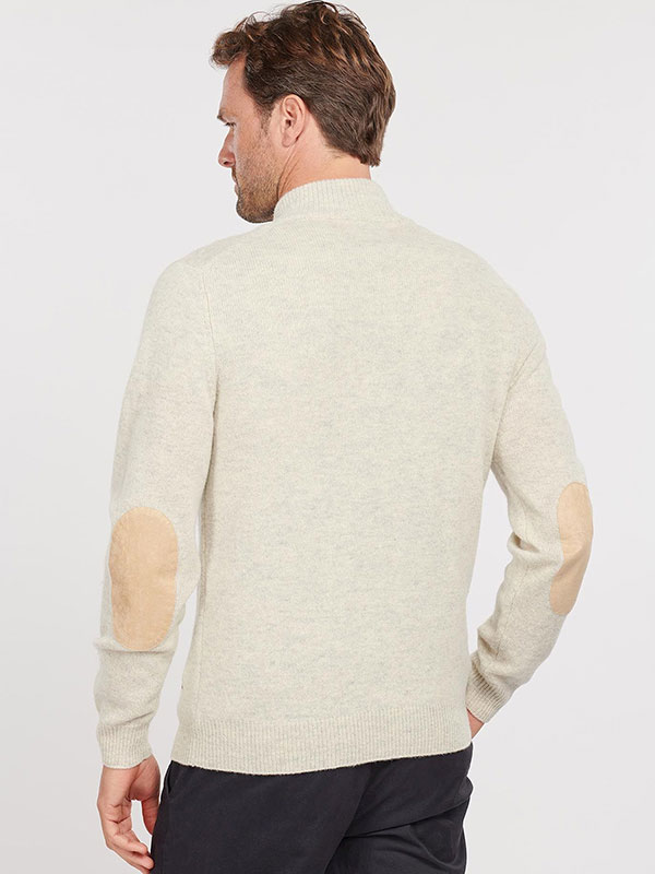 Barbour Woll Pullover Weis
