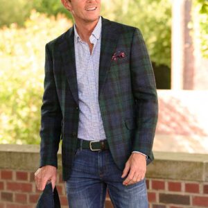 Harris Tweed Sakko ''London'' In Blackwatch