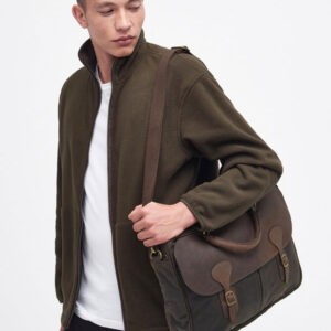 Barbour Aktentasche Wax Leather Briefcase Olive