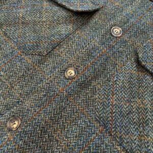 Harris Tweed Jack Overshirt - Grün