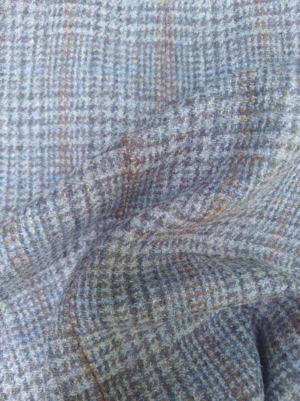 Harris Tweed Flat Cap Henry Greystone Overcheck