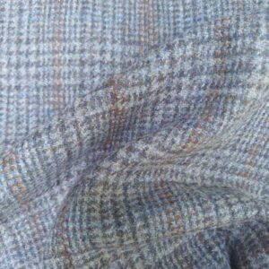 Harris Tweed Weste ''Wales'' In Greystone Overcheck