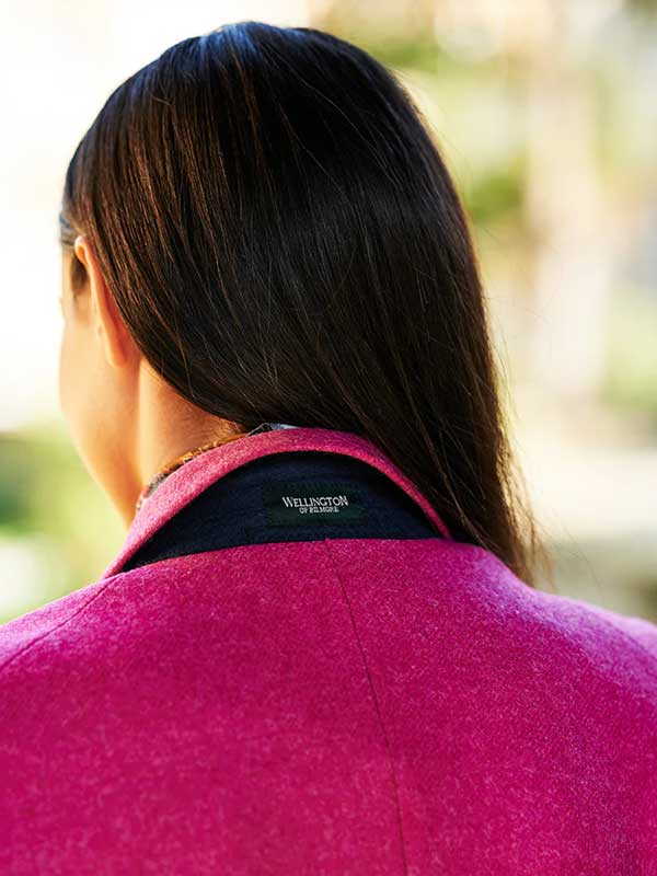 Harris Tweed Blazer ''Ladiesclub'' In Pink