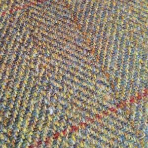 Harris Tweed Shire Henkeltasche – Senf