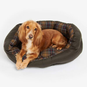 Barbour Wax/Cotton Dog Bed 35In