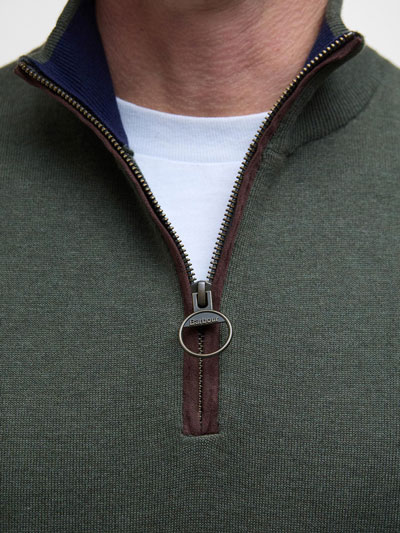 Barbour Pullover Bayfield Half-Zip Olive
