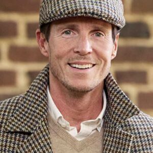 Harris Tweed Mütze "Henry Cap" In Houndstooth Tweed