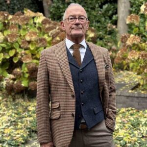 Harris Tweed Sakko ''London'' In Country Houndstooth