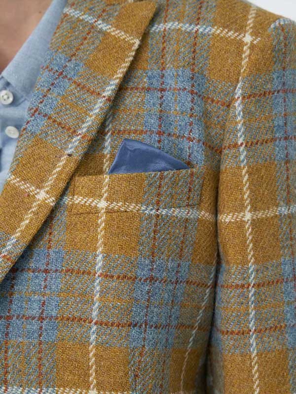Harris Tweed Damen Sakko Ocre Check
